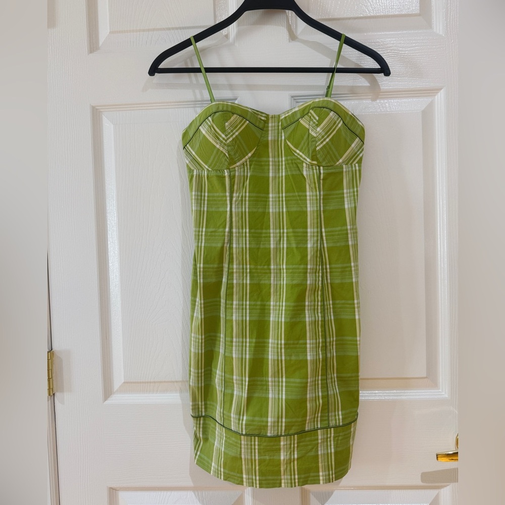 Guess Y2K Plaid bustier summer dress